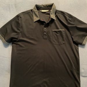 Navy Travis Mathew Polo XL Contrast Collar